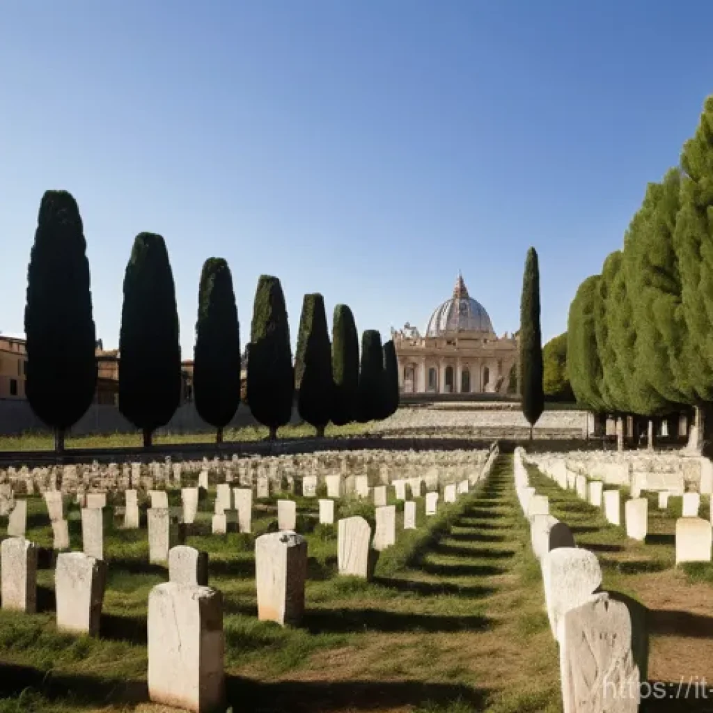 바티칸 시국 역사 - **Prompt: The Humble Seeds of Faith on Vatican Hill**
    "A solemn and atmospheric depiction of the...