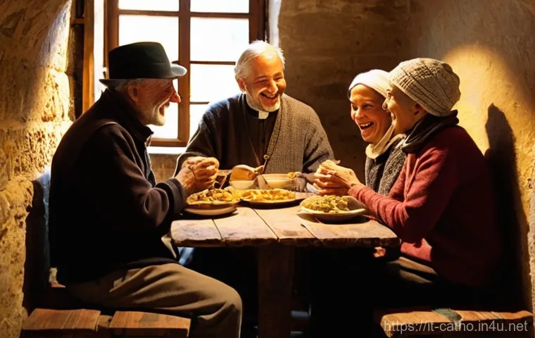 성지 순례의 의미와 인기 코스 - **Prompt 2: Contemplation in the Umbrian Countryside**
"A small, diverse group of 3-4 pilgrims, ... 성지 순례의 의미와 인기 코스 - **Prompt 2: Contemplation in the Umbrian Countryside**
"A small, diverse group of 3-4 pilgrims, ...
